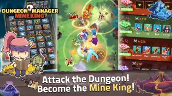 Dungeon Manager : Mine King - скриншот 1