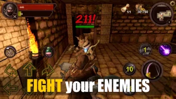 Dungeon Ward - rpg offline - скриншот 3