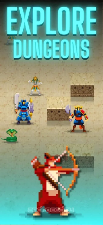 DUNIDLE - Idle Pixel Dungeon - скриншот 1