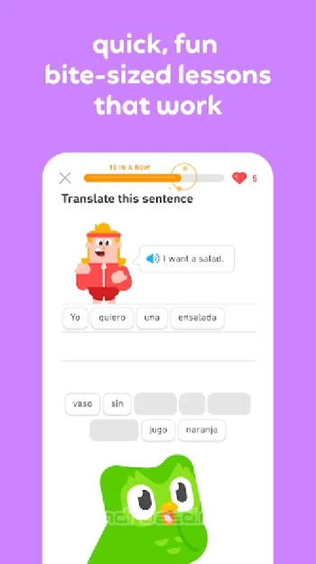 Duolingo: Учи языки бесплатно - скриншот 3