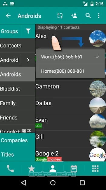 DW Contacts and Phone Pro - скриншот 3
