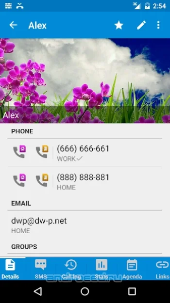 DW Contacts and Phone Pro - скриншот 4