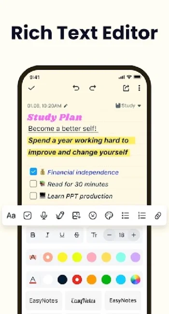 Easy Notes - Заметки, блокнот - скриншот 3