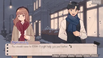 EDDA Cafe Visual Novel - скриншот 2
