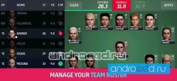 ENDZONE - Mobile Franchise Football Manager Game - скриншот 4