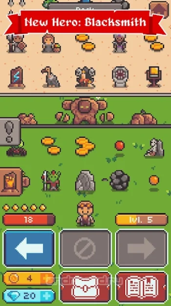 Eternis Heroes - Pixel Roguelike RPG - скриншот 1