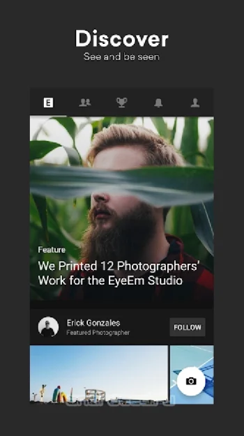 EyeEm - Фото Фильтры Камера - скриншот 2