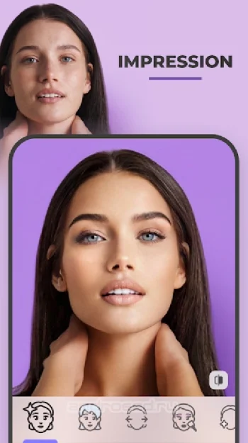 FaceApp: редактор лица - скриншот 1