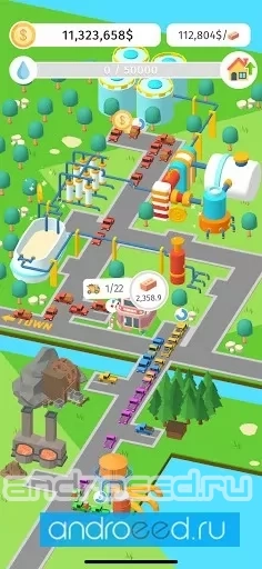 Factory Builder: Ленивый Магнат - скриншот 1