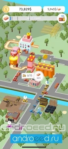 Factory Builder: Ленивый Магнат - скриншот 2