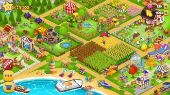 Farm Day Village фермер: Offline игры - скриншот 1