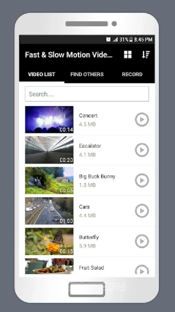 Fast & Slow Motion Video Maker - скриншот 1