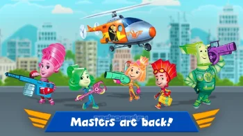 Фиксики: Мастера На Вертолётах! Игры для детей! - скриншот 1