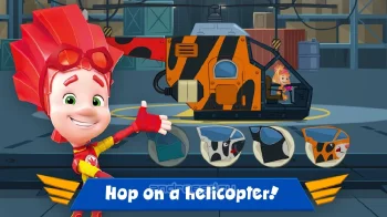 Фиксики: Мастера На Вертолётах! Игры для детей! - скриншот 3
