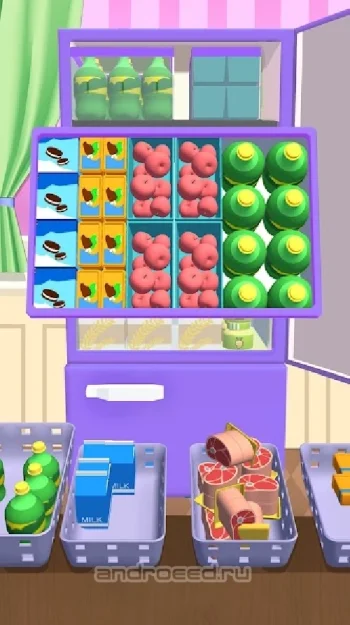 Fill Up Fridge: Organizing Game - скриншот 4