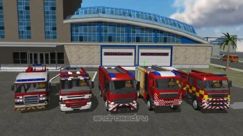 Fire Engine Simulator - скриншот 1