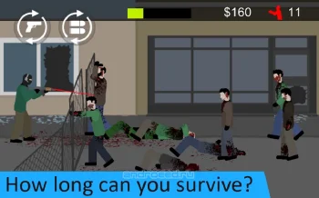 Flat Zombies: Defense & Cleanup - скриншот 5