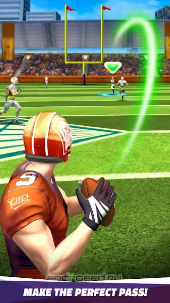 Flick Quarterback {Мод: Много денег] - скриншот 1