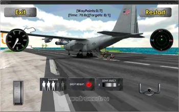 Flight Sim Transport Plane 3D - скриншот 3