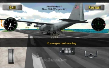 Flight Sim Transport Plane 3D - скриншот 4