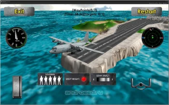 Flight Sim Transport Plane 3D - скриншот 5