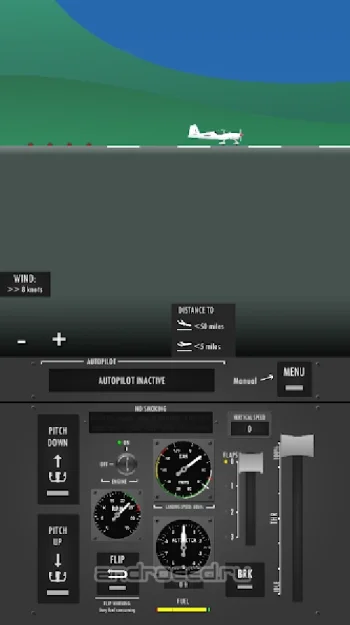 Flight Simulator 2d - realistic sandbox simulation - скриншот 1