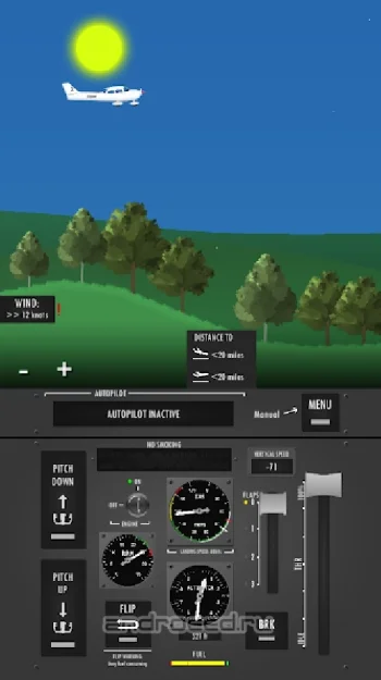Flight Simulator 2d - realistic sandbox simulation - скриншот 2