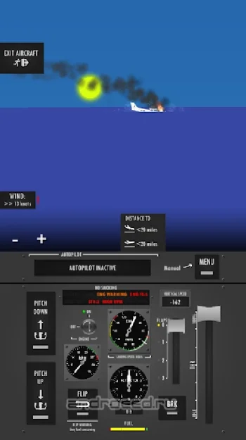 Flight Simulator 2d - realistic sandbox simulation - скриншот 4