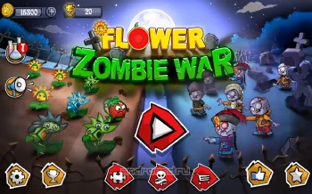 Flower Zombie War - скриншот 1