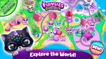 Fluvsies Pocket World - Pet Rescue & Care Story - скриншот 1