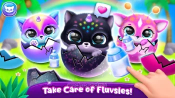 Fluvsies Pocket World - Pet Rescue & Care Story - скриншот 2