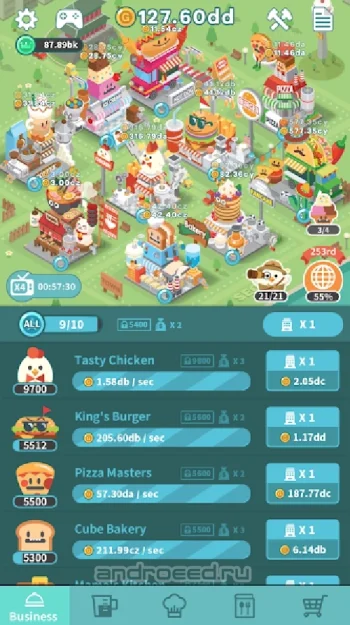 Foodpia Tycoon - Idle restaurant - скриншот 4
