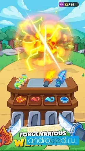 Forge Hero: Epic Cooking Adventure Game - скриншот 1
