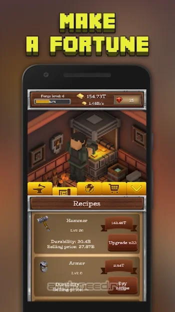 ForgeCraft - Idle Tycoon - скриншот 2