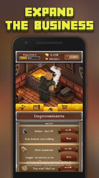 ForgeCraft - Idle Tycoon - скриншот 4