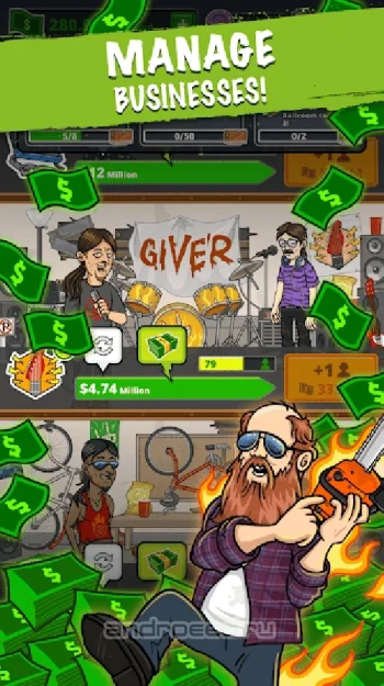 Fubar: Just Giver - Idle Party Tycoon - скриншот 1