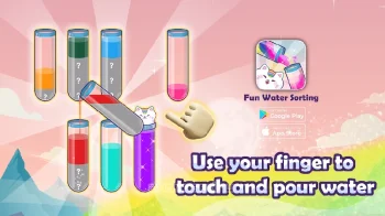 Fun Water Sorting - скриншот 1