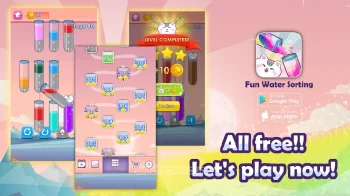 Fun Water Sorting - скриншот 3