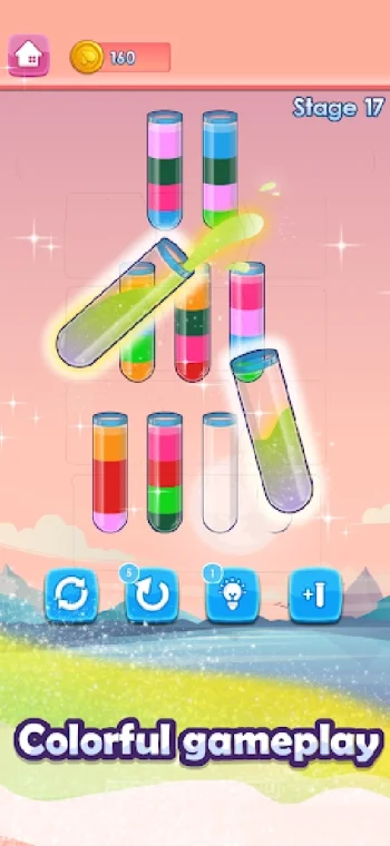 Fun Water Sorting - скриншот 4