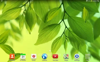 Galaxy S4 Лист живые обои - скриншот 4