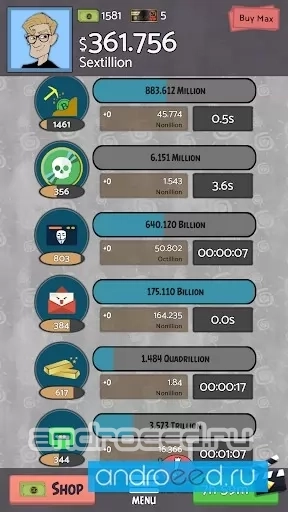 Geeks vs Gangsters - Idle Game - скриншот 2