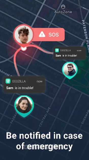 GeoZilla – семейный локатор. GPS трекер - скриншот 4