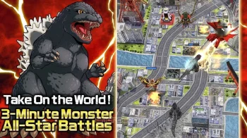 GODZILLA BATTLE LINE - скриншот 1