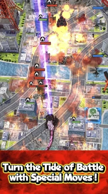 GODZILLA BATTLE LINE - скриншот 5