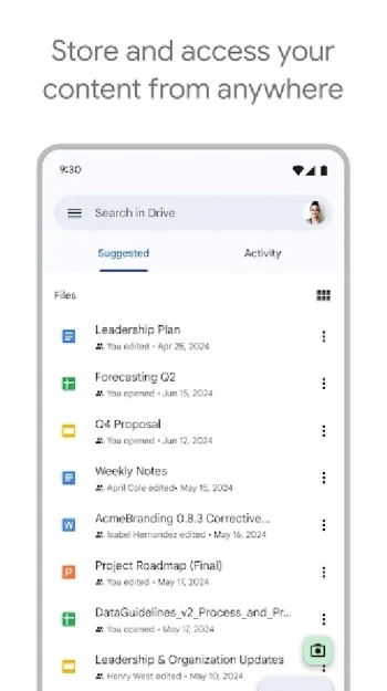 Google Диск - скриншот 1
