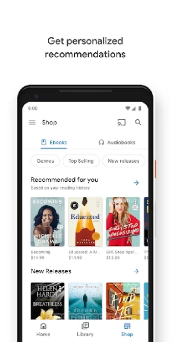 Google Play Книги - скриншот 1