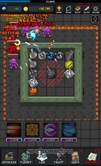 Grow Turret - Idle Clicker Defense - скриншот 1
