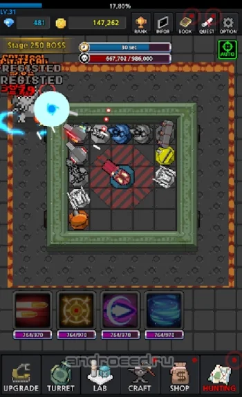 Grow Turret - Idle Clicker Defense - скриншот 4