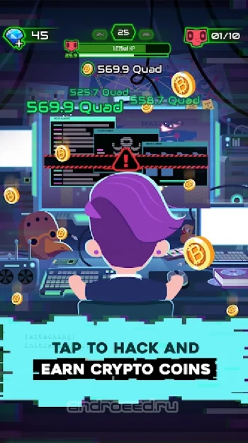 Hacking Hero: Hacker Clicker - скриншот 2
