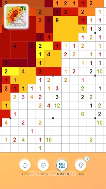 Happy Pixel Puzzle: бесплатная игра-раскраска - скриншот 2